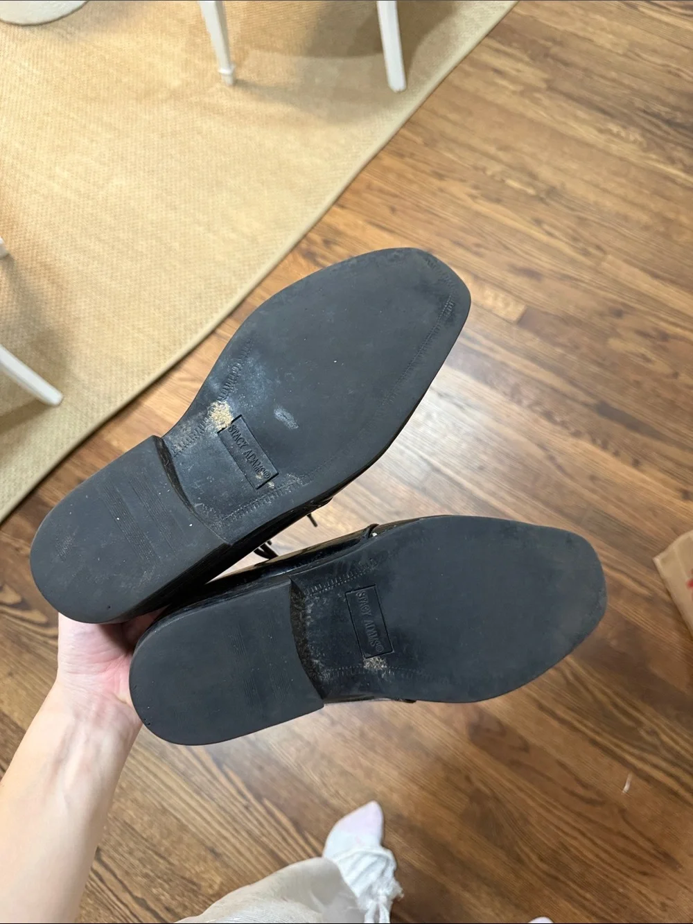 Black Men’s Lace-Up Tuxedo Shoes - 10